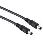 DC Power Plug 5.5 x 2.1mm Male to Male Adapter Connector Cable, 50cm, 1m, 1.5m