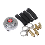 Car 8mm & 10mm Manual Adjustable 1-5psi Fuel Pressure Regulator Valve