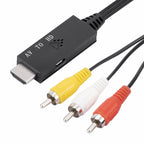 AV to HDMI 1080P HD Converter, Length: 1m, AV to HDMI