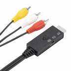 AV to HDMI 1080P HD Converter, Length: 1m, AV to HDMI