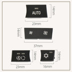 For BMW 1 Series / 3 Series / X1 / X3 Left Driving Car Air Conditioner Panel Switch Button, Air Volume Key Without OFF, Air Volume Key With OFF, AUTO Key, A Key, Snow Key