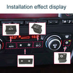 For BMW 1 Series / 3 Series / X1 / X3 Left Driving Car Air Conditioner Panel Switch Button, Air Volume Key Without OFF, Air Volume Key With OFF, AUTO Key, A Key, Snow Key