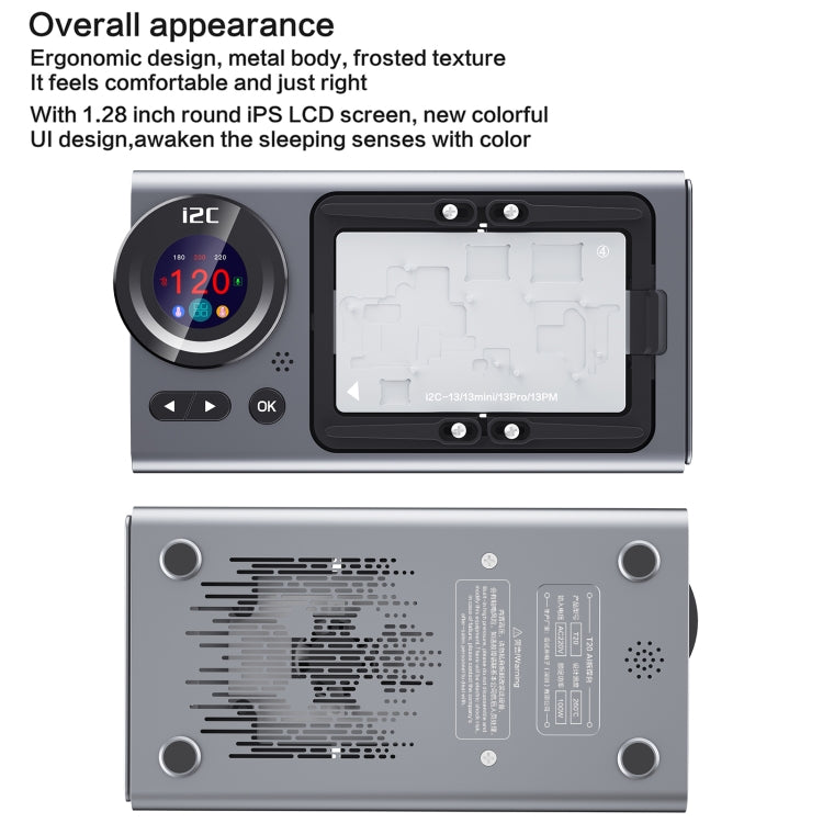 i2C T20 Intelligent Motherboard Middle Layered Heating Platform For iPhone X-13 Series, i2C T20 For iPhone X-13 Series