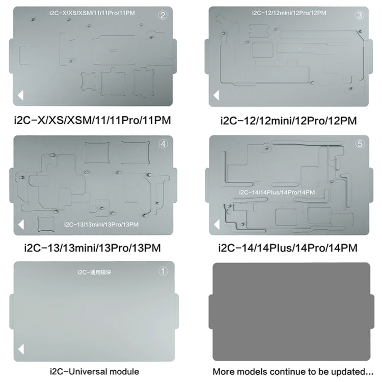 i2C T20 Intelligent Motherboard Middle Layered Heating Platform For iPhone X-13 Series, i2C T20 For iPhone X-13 Series