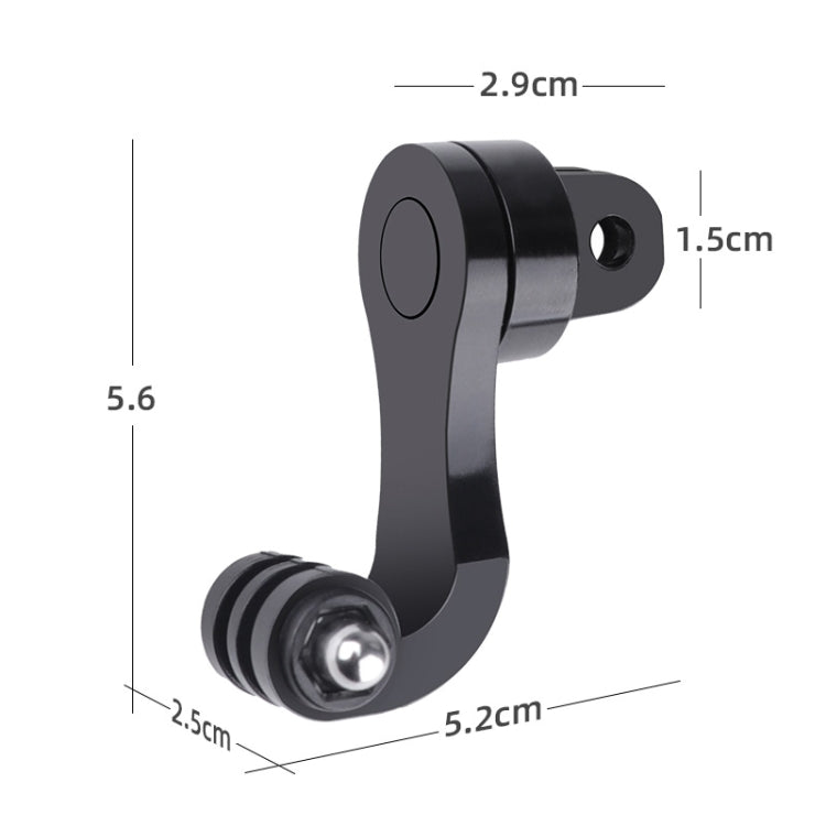 360 Rotation J-Hook Buckle Mount Adapter