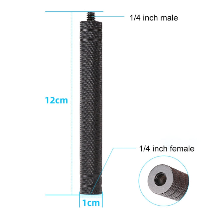 Diamond Texture  Aluminum Alloy Extension Rod Tube for DJI, Insta360, GoPro and Other Action Cameras