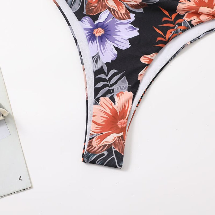 Woman Sexy High Waist Two Piece Bikini Swimsuit, S, M, L, XL