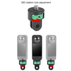 1/4 inch Screw Adjustable Metal Action Camera Adapter