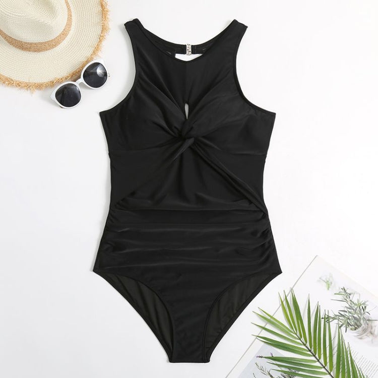 Women Sexy Solid Color One Piece Bikini Swimsuit, S, M, L, XL