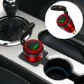 Motorcycle European-style Small-caliber Aluminum Alloy QC 3.0 + PD Fast Charge USB Charger, Black, Red, Gold, Blue