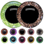 100pcs Resin Three-dimensional Animal Artificial Eye Plastic Plush Toy Accessories, Size:9mm (Colors Shipped Randomly), 9mm