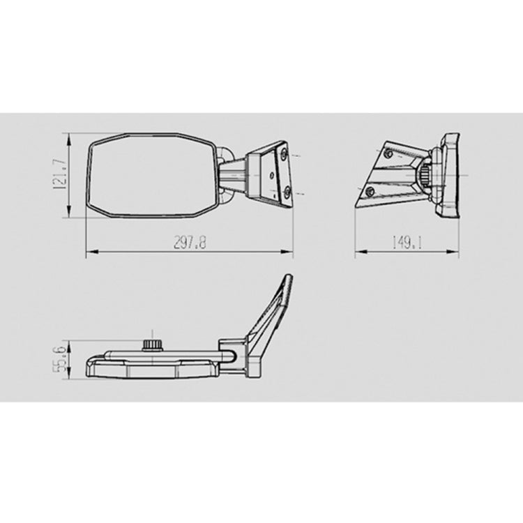 SF-JP-005 Jeep Rearview Mirror Reflective Mirror Side Reversing Mirror, SF-JP-005