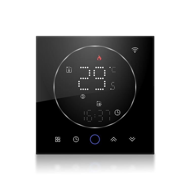 BHT-008GCL 95-240V AC 5A Smart Home Boiler Heating LED Thermostat Without WiFi, Without WiFi