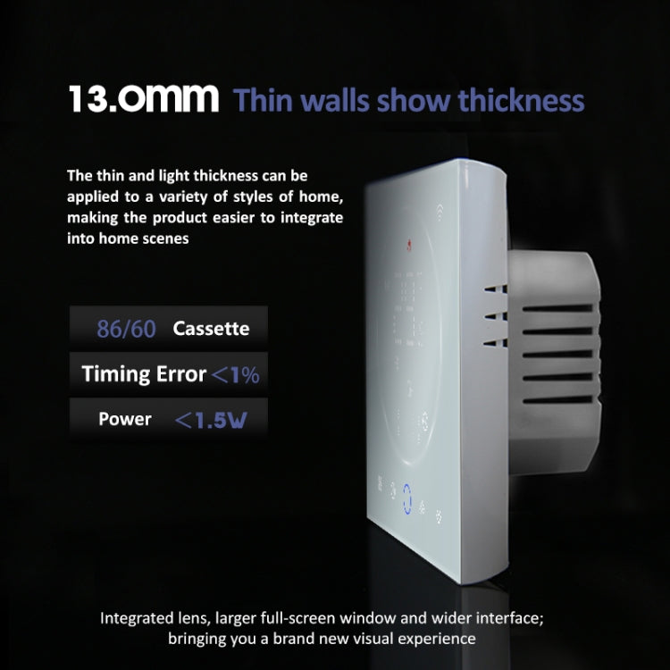 BHT-008GCLW 95-240V AC 5A Smart Home Boiler Heating LED Thermostat With WiFi, With WiFi