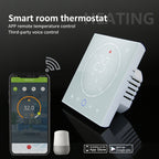 BHT-008GCLW 95-240V AC 5A Smart Home Boiler Heating LED Thermostat With WiFi, With WiFi