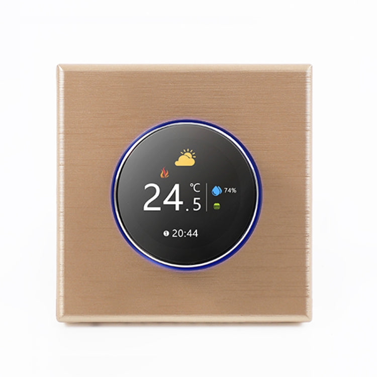 95-240V AC 3A Smart Knob Boiler Heating Thermostat with Internal Sensor & WiFi Connection, BHT-7000-GCLW