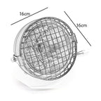 Motorcycle Reticular Retro Lamp LED Headlight Modification Accessories for Halley CG125 / GN125, DM-DD-023, DM-DD-023 (Yellow)
