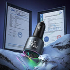 JOYROOM JR-CCN07 145W Dual PD+QC3.0 3-Port Car Charger, JR-CCN07