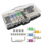 CP-0722 Orvac 0-4 GA 4 Circuit HD Fuse Power Distribution Block Ground Buss with LED Indicator, CP-0722
