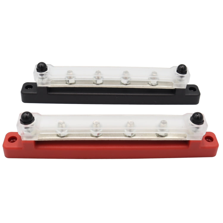 CP-3122 1 Pair 150A 48V RV Yacht Car High Current Single-row 4-way Terminal Busbar, CP-3122