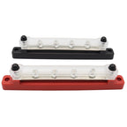CP-3122 1 Pair 150A 48V RV Yacht Car High Current Single-row 4-way Terminal Busbar, CP-3122