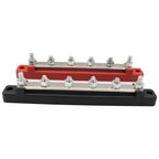 CP-3122 1 Pair 150A 48V RV Yacht Car High Current Single-row 4-way Terminal Busbar, CP-3122