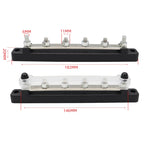 CP-3122 1 Pair 150A 48V RV Yacht Car High Current Single-row 4-way Terminal Busbar, CP-3122
