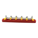 RV Yacht 150A High Current Single-row 4-way Busbar with 6pcs Terminals, CP-3123, CP-3124