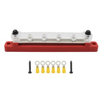 RV Yacht 150A High Current Single-row 4-way Busbar with 6pcs Terminals, CP-3123, CP-3124