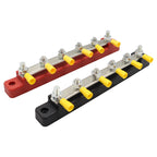 1 Pair RV Yacht 150A High Current Single-row 4-way Busbar with 12pcs Terminals, CP-3125
