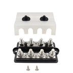 RV Modified Yacht Double-row 4-way Busbar with Dust Cover, CP-3156 M8, CP-3157 M10