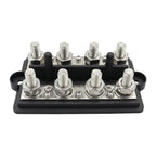 RV Modified Yacht Double-row 4-way Busbar with Dust Cover, CP-3156 M8, CP-3157 M10