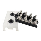 RV Modified Yacht Double-row 4-way Busbar with Dust Cover, CP-3156 M8, CP-3157 M10