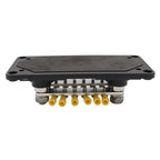 150A 12-48V RV Yacht Modified Double Row 12-way M6 Terminal Busbar with 12pcs Terminals, CP-3158, CP-3159