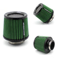 XH-UN077-079 Car High Flow Cold Cone Engine Air Intake Filter, 63mm, 76mm, 89mm, 101mm