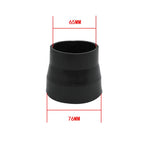 XH-UN081 63mm-76mm Universal Car Air Intake System Air Filter Pipe Tube