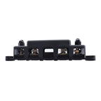 RV Yacht M8 Single Row 4-way Power Distribution Block Busbar with Cover with 300A Fuse, CP-4124-01, CP-4124-02