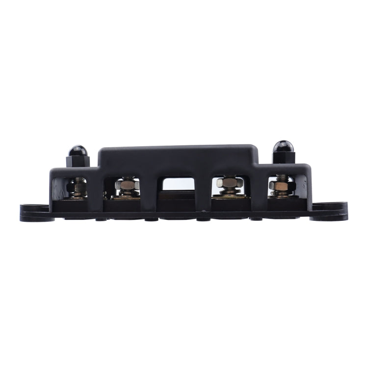 RV Yacht M8 Single Row 4-way Power Distribution Block Busbar with Cover with 300A Fuse, CP-4124-01, CP-4124-02