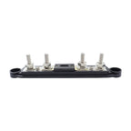RV Yacht M8 Single Row 4-way Power Distribution Block Busbar with Cover with 300A Fuse, CP-4124-01, CP-4124-02