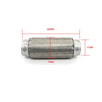 XH-6172 Car Muffler Exhaust Pipe Silencer Nozzle Stainless Steel Exhaust, 51mm, 57mm, 63mm, 76mm