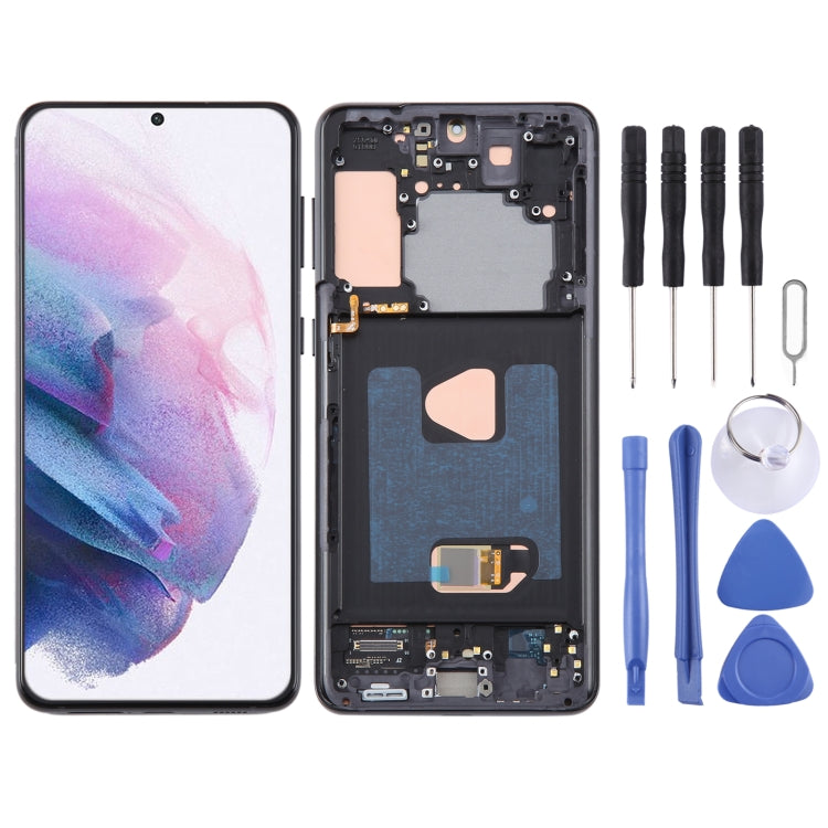 6.78 inch EU Version OLED LCD Screen Digitizer Full Assembly with Frame(Black), For Samsung Galaxy S23+ 5G SM-S916B, For Samsung Galaxy S22 Ultra 5G SM-S908B (EU Version), For Samsung Galaxy S21+ 5G SM-G996B, For Samsung Galaxy S20+ 4G/5G SM-G985/986  ...