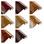 PVC Vinyl Wrap Sticker Decal Film, Glossy Wood Grain C 50cm x 200cm, Glossy Wood Grain D 50cm x 200cm, Glossy Wood Grain E 50cm x 200cm, Glossy Wood Grain F 50cm x 200cm, Glossy Wood Grain G 50cm x 200cm, Glossy Wood Grain H 50cm x 200cm