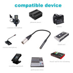 3.5mm Female to XLR 3pin Male Audio Cable, Length: 30cm, 3.5mm F to XLR M