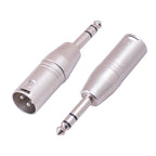 LZ1180 6.35mm 1/4 TRS Male to XLR 3pin Male Adapter, LZ1180