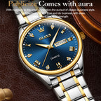 OLEVS 5563 Men Luminous Waterproof Quartz Watch, Men Quartz Watch