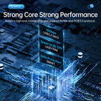 ORICO AM2C3-2N Dual-bay M.2 NVME + NVME SSD Enclosure, AM2C3-2N