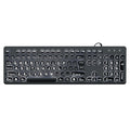 MC-K315 104 Keys Large Characters Blacklit Wired Keyboard, MC-K315