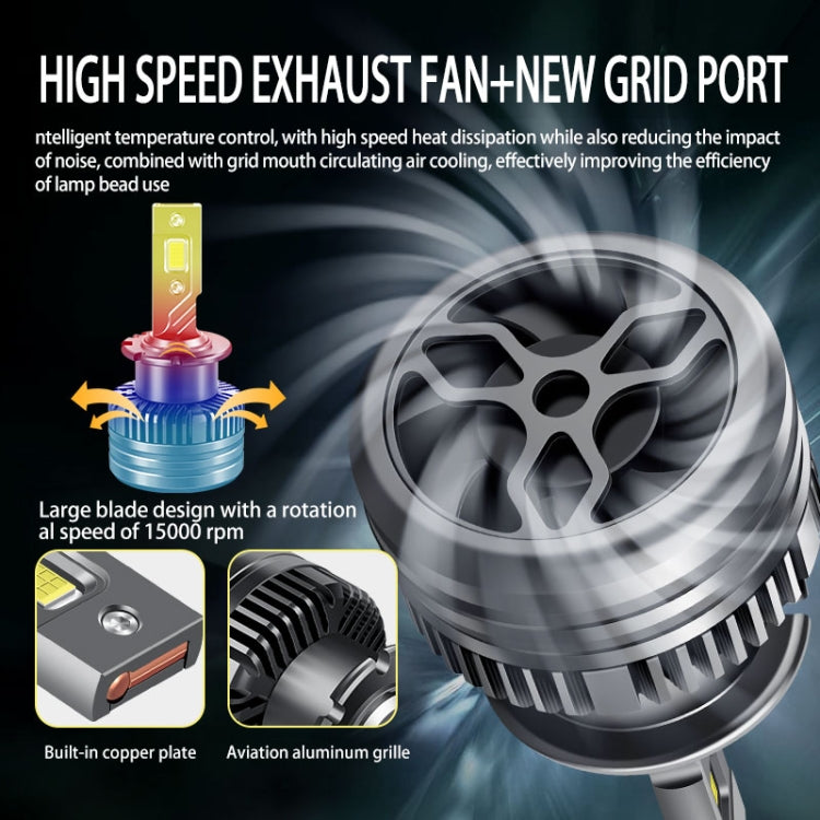 P15 1 Pair D3S / D3R DC10-32V / 35W / 6000K / 4000LM IP68 Waterproof Car LED Headlight, D3S / D3R