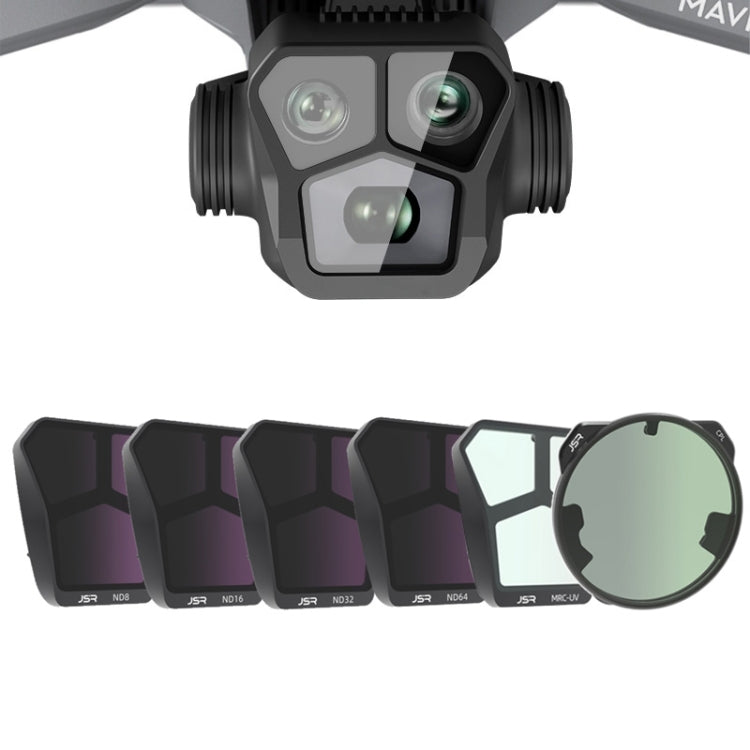 JSR KH Series Drone Lens Filter, For DJI Mavic 3 Pro MCUV, For DJI Mavic 3 Pro CPL, For DJI Mavic 3 Pro ND8, For DJI Mavic 3 Pro ND16, For DJI Mavic 3 Pro ND32, For DJI Mavic 3 Pro ND64, For DJI Mavic 3 Pro ND1000, For DJI Mavic 3 Pro ND8PL            ...