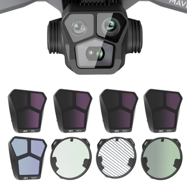 JSR KH Series Drone Lens Filter, For DJI Mavic 3 Pro MCUV, For DJI Mavic 3 Pro CPL, For DJI Mavic 3 Pro ND8, For DJI Mavic 3 Pro ND16, For DJI Mavic 3 Pro ND32, For DJI Mavic 3 Pro ND64, For DJI Mavic 3 Pro ND1000, For DJI Mavic 3 Pro ND8PL            ...
